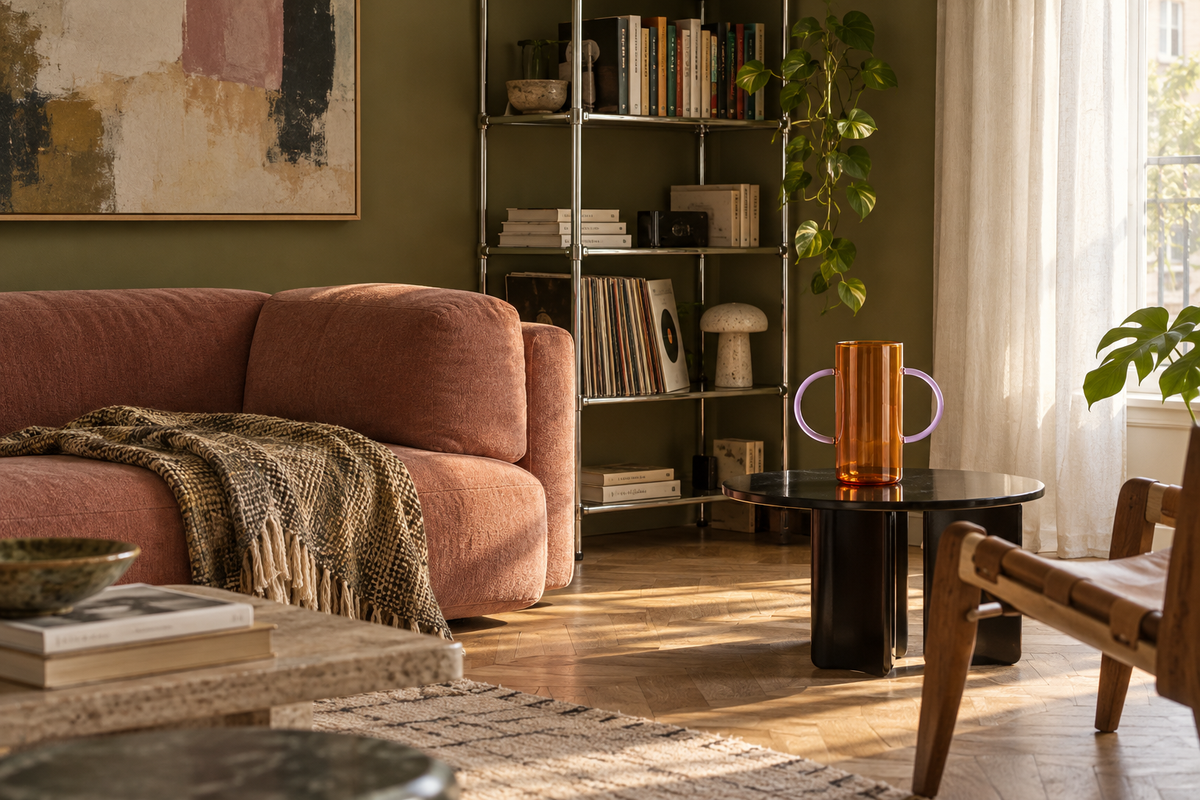 Objet : Rondo, ambre lilas, mise en scène
