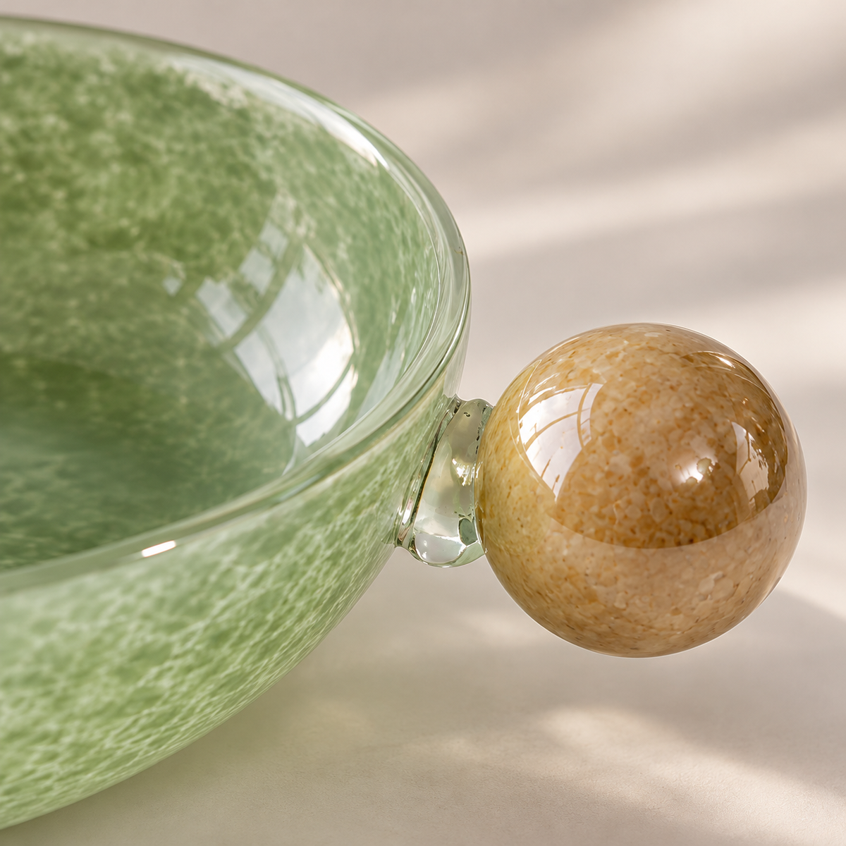 Détail : Orba Avocado, vue rapprochée de la matière