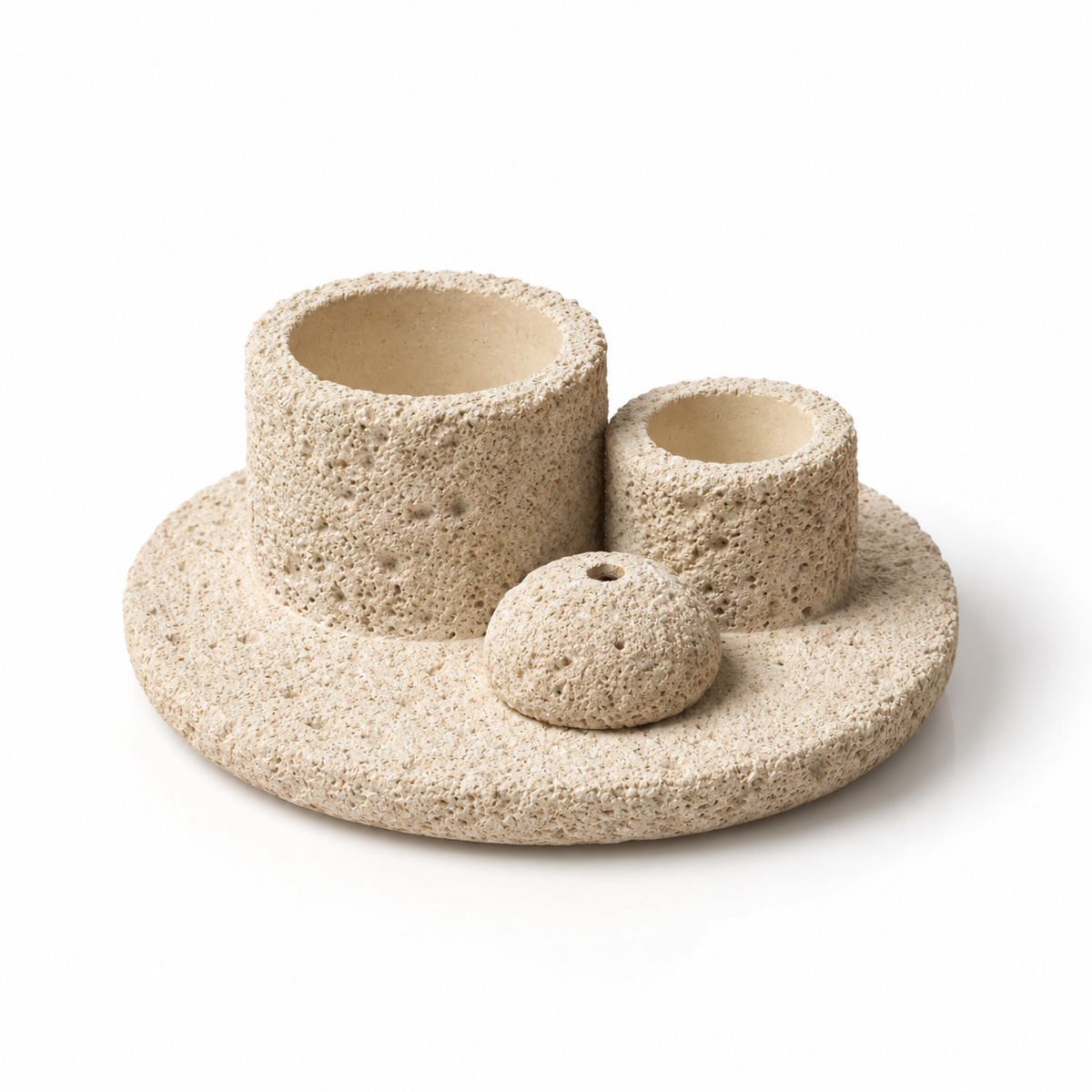 Produit : Sillage, support multifonction pour bougie et encens
